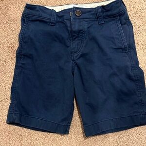 EUC Abercrombie kids boys navy blue shorts 7/8